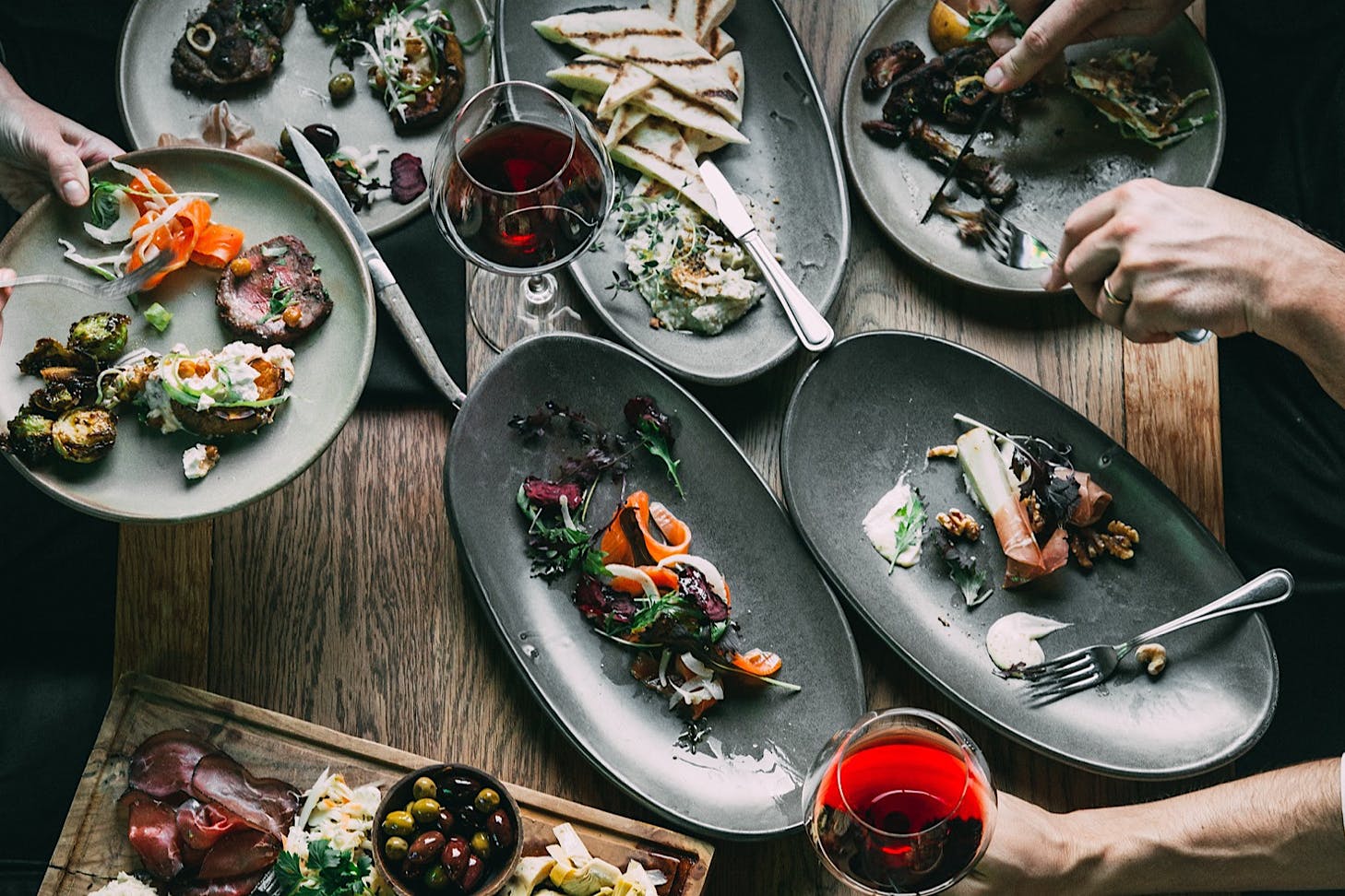 A massive feast at Social Kitchen, one of the best restaurants in New Plymouth.